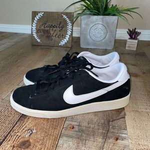 Nike Mens Classic 312495-011 Black White Running Shoes Sneakers Size 9.5